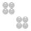 8Pcs Compact Plug Measuring Tool Carbon Steel Measurement 8