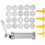 4Sets Cake Icing Tool Silver Biscuit Maker Kit for Dessert Decoration 10
