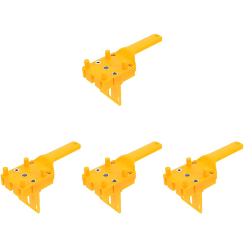 4St Houtbewerkings Dowel Tool Zelfcentrerend ABS Zinklegering in 2