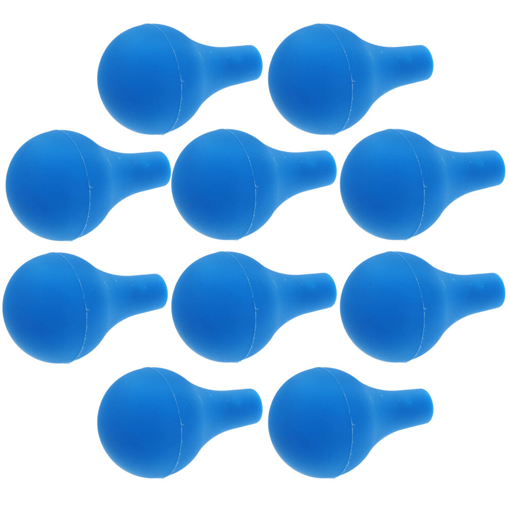 Aboofan Blue 30Pcs Bulb Caps Silicone Replacement For Pipette Droppers