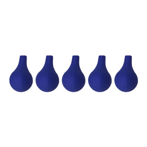 30Pcs Blue Bulb Caps Silicone Replacement for Pipette Droppers 1