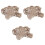 3St Khaki Modelstandaard Creatief PVC Decor Stevig 3