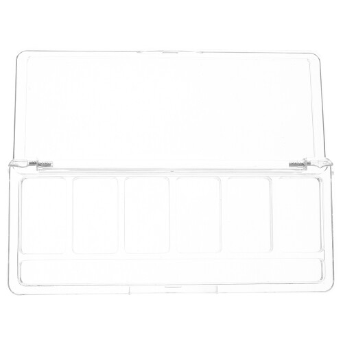 2St Reis Make-Up Palette Met Heldere Box En 6 Compartimenten