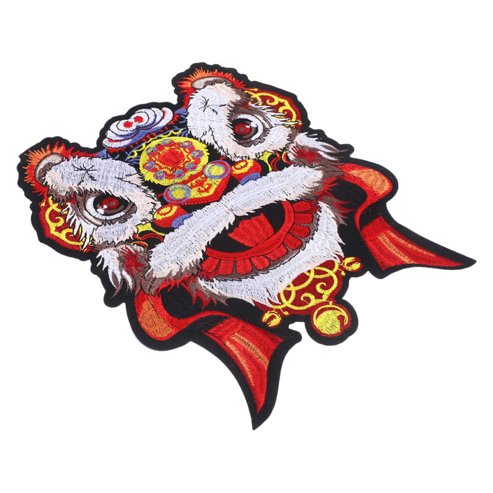 2Szt Wielokolorowe Aplikacje Z Lwem Do Dekoracji Ubrań Diy-image