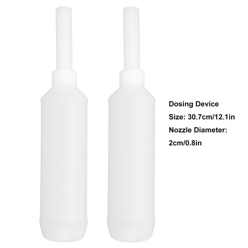 2 Stück Tier-Medizindispenser, 7 Löcher, 30,7 cm, PP-Material 1