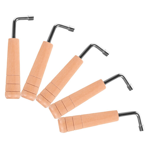10Stk Lyra Einstellwerkzeug Aus Holz, Ergonomisch, Beige, 2