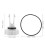 1Set PVC Dichtungssatz O-Ring Für Poolpumpenfilter Mehrfarbig 2