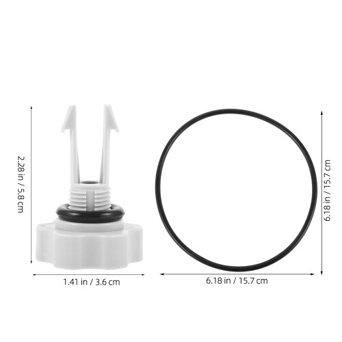 1Set PVC Dichtungssatz O-Ring Für Poolpumpenfilter Mehrfarbig 1