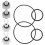 1Set PVC Dichtungssatz O-Ring Für Poolpumpenfilter Mehrfarbig 10