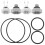 1Set PVC Dichtungssatz O-Ring Für Poolpumpenfilter Mehrfarbig 7