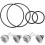 1Set PVC Dichtungssatz O-Ring Für Poolpumpenfilter Mehrfarbig 9