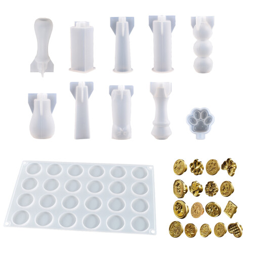 Stamp Handle Resin Mold Sealing Handle Mold Wedding-8 1