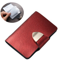 2Stk Kartenhalter Organizer Leder, Leicht Praktisch