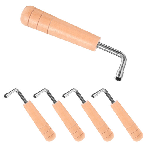 10Stk Lyra Einstellwerkzeug Aus Holz, Ergonomisch, Beige, 1