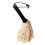 4St Barbecue Mop Borstel Van Rubberhout Met Zwarte Basting Borstel 3