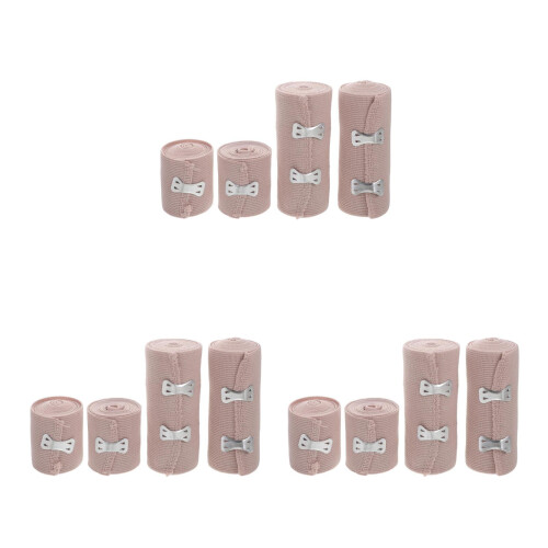 12Stk Kompressionsbandage Selbstklebend Elastisch Für Sport 2