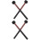 2Paare Professioneller Schwarzer Bassdrum Mallet Percussion Sticks 6