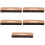 5Stk Holzbürsten Set - Und Farbauftrag Mit Ergonomischem Griff 9