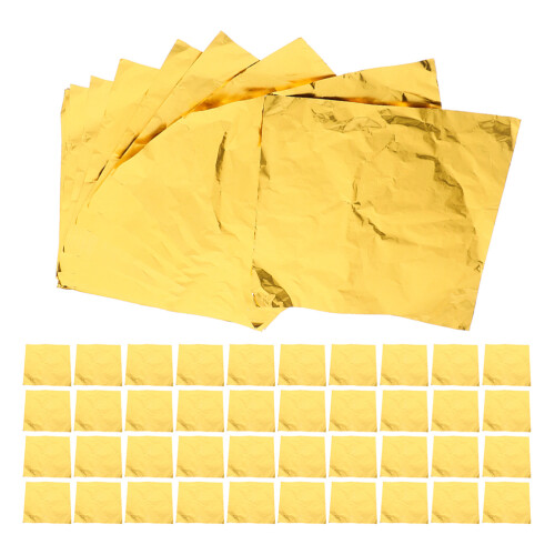 400Ud De Aluminio Dorado Para Embalaje De Chocolates Y Snacks 1