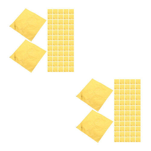 400Ud De Aluminio Dorado Para Embalaje De Chocolates Y Snacks 2