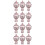 12Ud Decorativos Para De Rose Gold Universal 5