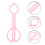 1Pièces Pince Bébé ABS Tpe Rose Usage Anti-Brûlure 4