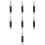 7Pièces Instruments Outils Réparation Trompette Noir 7