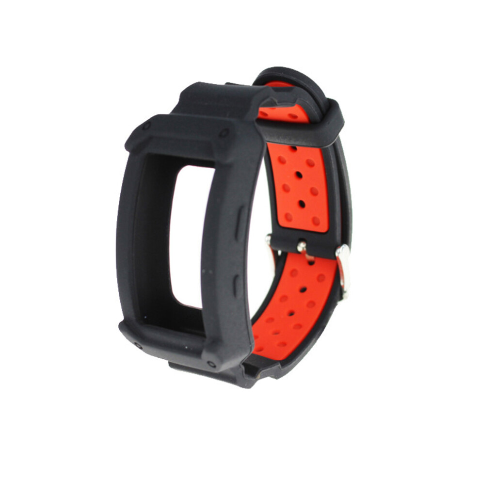 3Pcs Silicone Wristband For Watch Adjustable Replacement Strap Red 3594030912329