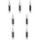 7Pièces Instruments Outils Réparation Trompette Noir 6