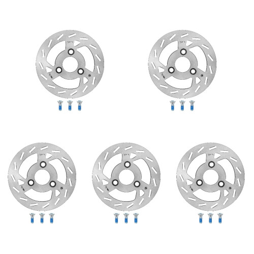 5Pièces Électrique Acier Argenté Solide 2