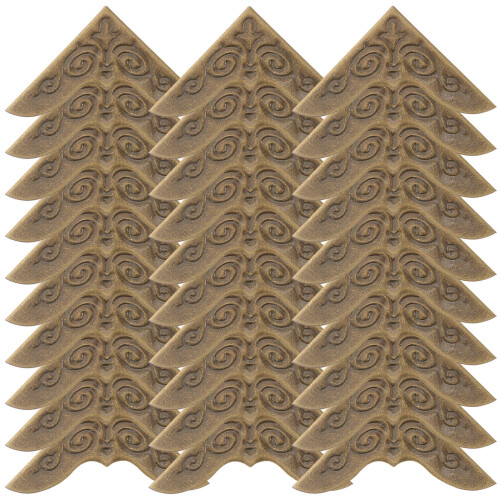 60Pièces Protections D'angles De Métal Marron Pour Cartes 2