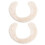 8Pièces Bébé Doux Beige Polyester Portable Lavable 3