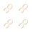 8Pièces Bébé Doux Beige Polyester Portable Lavable 9