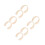 8Pièces Bébé Doux Beige Polyester Portable Lavable 8