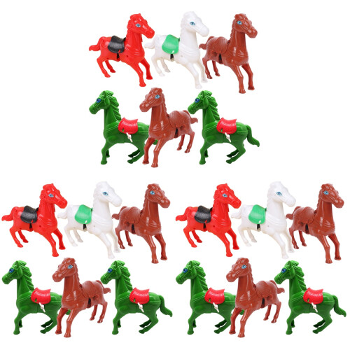 18Pièces Figurines Chevaux Amusants Multi Couleurs Pour Cadeaux 1