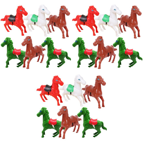 18Pièces Figurines Chevaux Amusants Multi Couleurs Pour Cadeaux 2