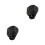 2Pièces Baseball Softball Gaucher Noir Résistant 7