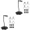 2Ensembles Support Noir Flexible Pour Organisation Maison 4