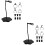 2Ensembles Support Noir Flexible Pour Organisation Maison 7
