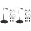 2Ensembles Support Noir Flexible Pour Organisation Maison 3