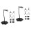 2Ensembles Support Noir Flexible Pour Organisation Maison 5