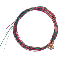 2Pièces Cordes Guitare Acoustique Acier Multi Teintes Son Brillant