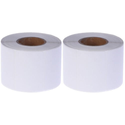 2Pièces Rouleaux Thermique Adhésif Pour Étiqueteuse 1