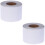 2Pièces Rouleaux Thermique Adhésif Pour Étiqueteuse 6