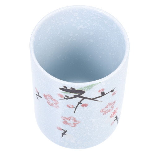 2Pcs Decorative White Ceramic Tea Cups Japanese Style Home Mug