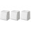 3Pcs Punch-Free White Plastic Wall Trash Bin for Home Organization 4