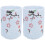 2Pcs Decorative White Ceramic Tea Cups Japanese Style Home Mug 3