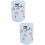 2Pcs Decorative White Ceramic Tea Cups Japanese Style Home Mug 8
