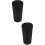 2Pcs Small Car Trash Bin Waterproof ABS Separate Wet Dry Compartments 9
