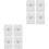 8Pcs ABS White Holder Stand Shower Hooks Bathroom Storage 5
